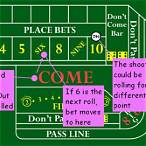 what is a come bet in craps